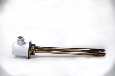 Zespół grzejny do ogrzewaczy wody 2x2kW, G 1 1/4" 380 mm Z KOŁPAKIEM