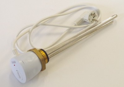 Water heater heater 3000W 230V G 1 1/4" (5/4") L=360 with regulation, stainless steel INCOLOY825